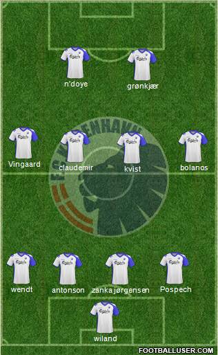 Football Club København Formation 2011