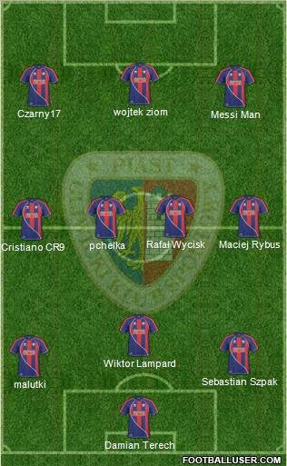 Piast Gliwice Formation 2011