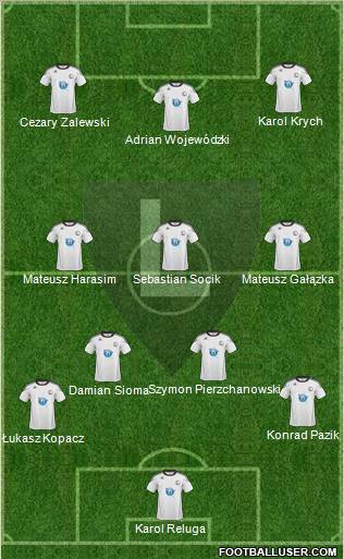 Legia Warszawa Formation 2011
