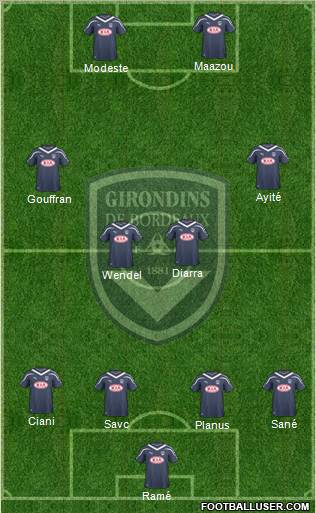 FC Girondins de Bordeaux Formation 2011