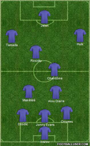 Pro Evolution Soccer Team Formation 2011