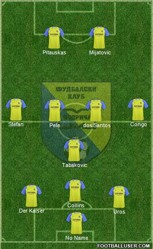 FK Modrica Maxima Formation 2011