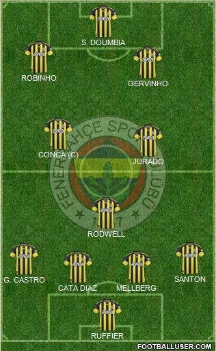 Fenerbahçe SK Formation 2011