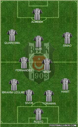 Besiktas JK Formation 2011