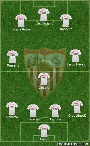 Sevilla F.C., S.A.D. Formation 2011