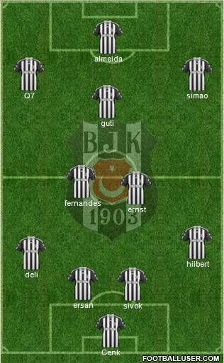 Besiktas JK Formation 2011