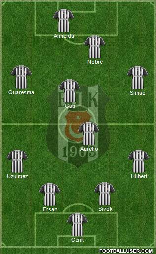 Besiktas JK Formation 2011