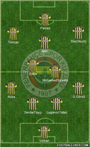 Fenerbahçe SK Formation 2011