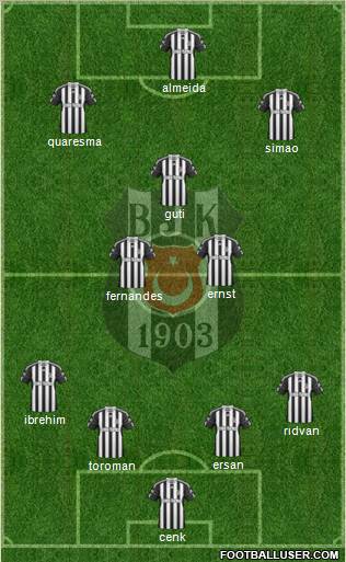 Besiktas JK Formation 2011