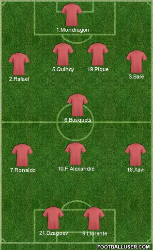 Pro Evolution Soccer Team Formation 2011