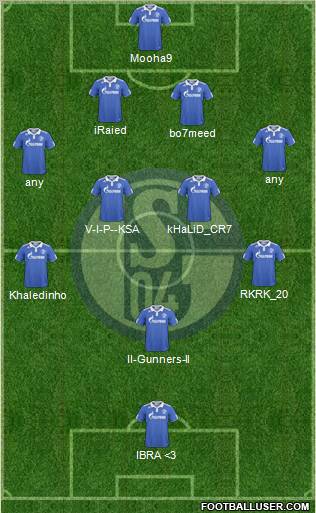 FC Schalke 04 Formation 2011