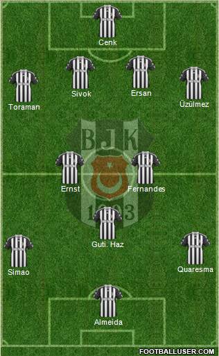 Besiktas JK Formation 2011