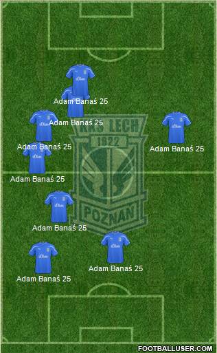 Lech Poznan Formation 2011