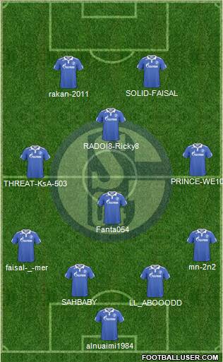 FC Schalke 04 Formation 2011