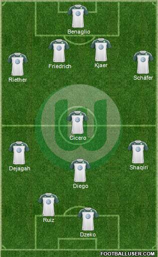 VfL Wolfsburg Formation 2011