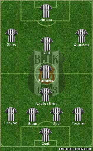 Besiktas JK Formation 2011