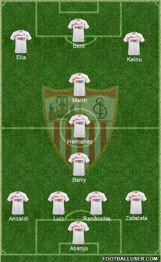 Sevilla F.C., S.A.D. Formation 2011