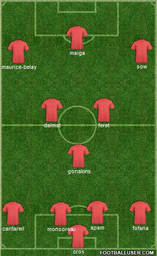 Pro Evolution Soccer Team Formation 2011