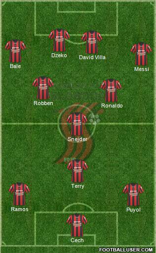 FK Sloboda Tuzla 3-5-2 football formation