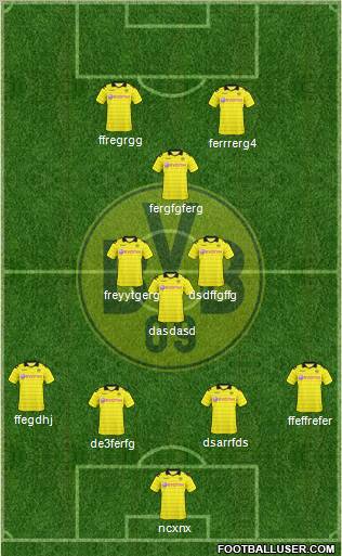 Borussia Dortmund Formation 2011