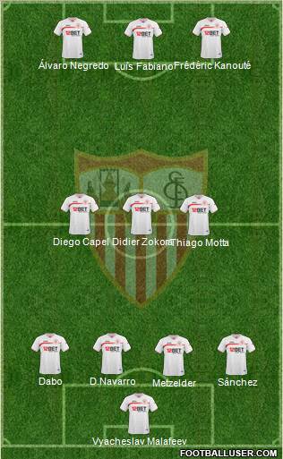 Sevilla F.C., S.A.D. Formation 2011