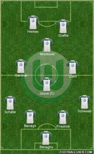 VfL Wolfsburg Formation 2011