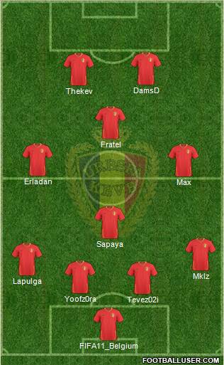 Belgium Formation 2011