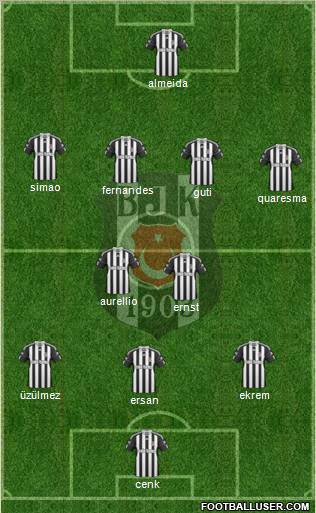 Besiktas JK Formation 2011