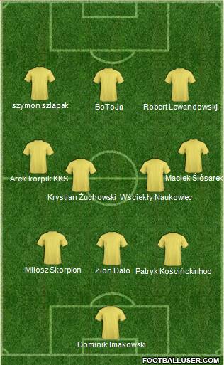 World Cup 2010 Team Formation 2011