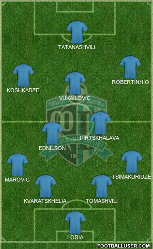 Dinamo Tbilisi Formation 2011