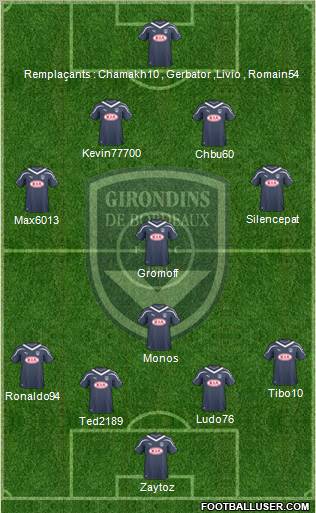 FC Girondins de Bordeaux Formation 2011