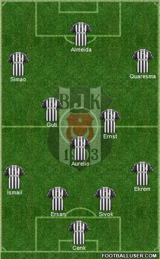 Besiktas JK Formation 2011