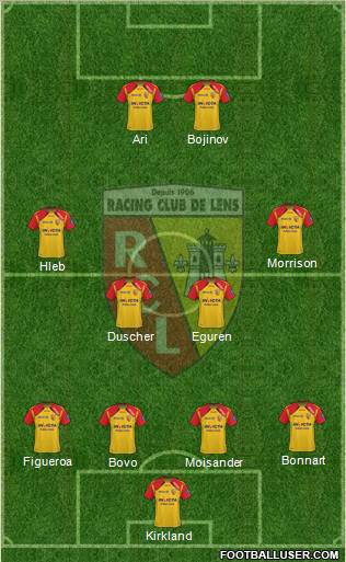 Racing Club de Lens Formation 2011