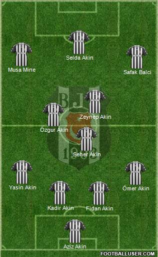Besiktas JK Formation 2011