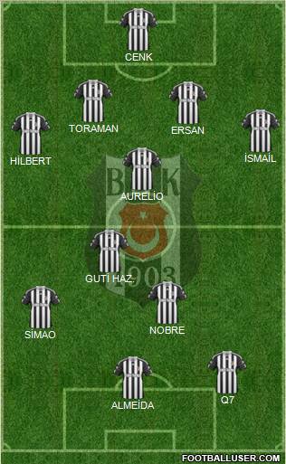Besiktas JK Formation 2011
