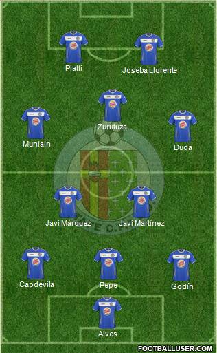 Getafe C.F., S.A.D. Formation 2011