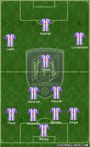 VfL Osnabrück Formation 2011