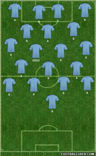 Pro Evolution Soccer Team Formation 2011