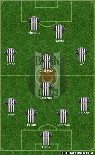 Besiktas JK Formation 2011