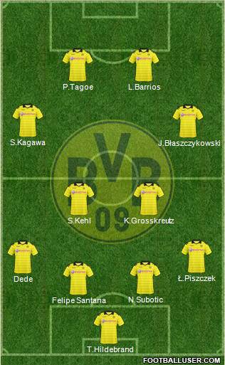 Borussia Dortmund Formation 2011