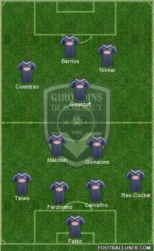 FC Girondins de Bordeaux Formation 2011