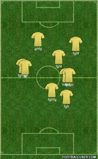 Pro Evolution Soccer Team Formation 2011