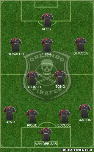 Orlando Pirates Formation 2011