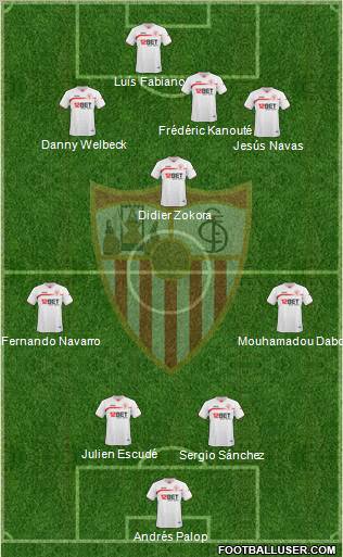 Sevilla F.C., S.A.D. Formation 2011