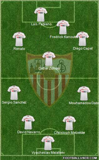 Sevilla F.C., S.A.D. Formation 2011