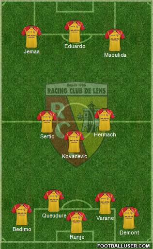 Racing Club de Lens Formation 2011