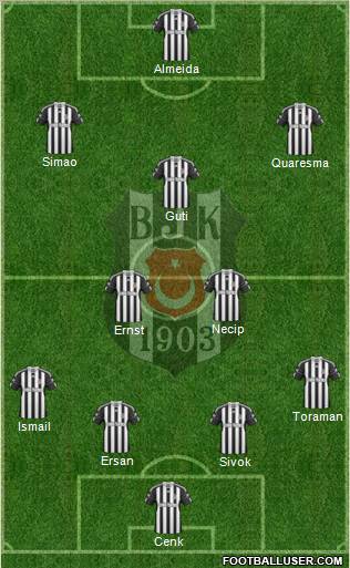 Besiktas JK Formation 2011
