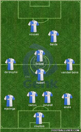 K Racing Club Genk football formation