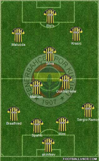 Fenerbahçe SK Formation 2011