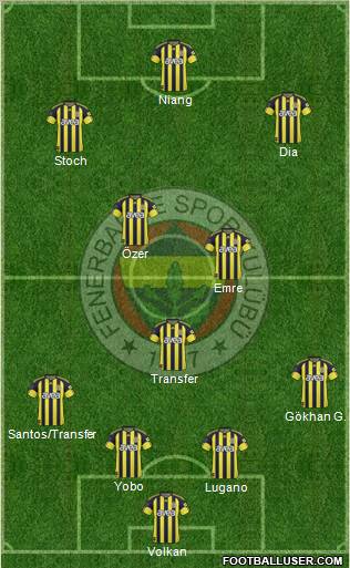 Fenerbahçe SK Formation 2011